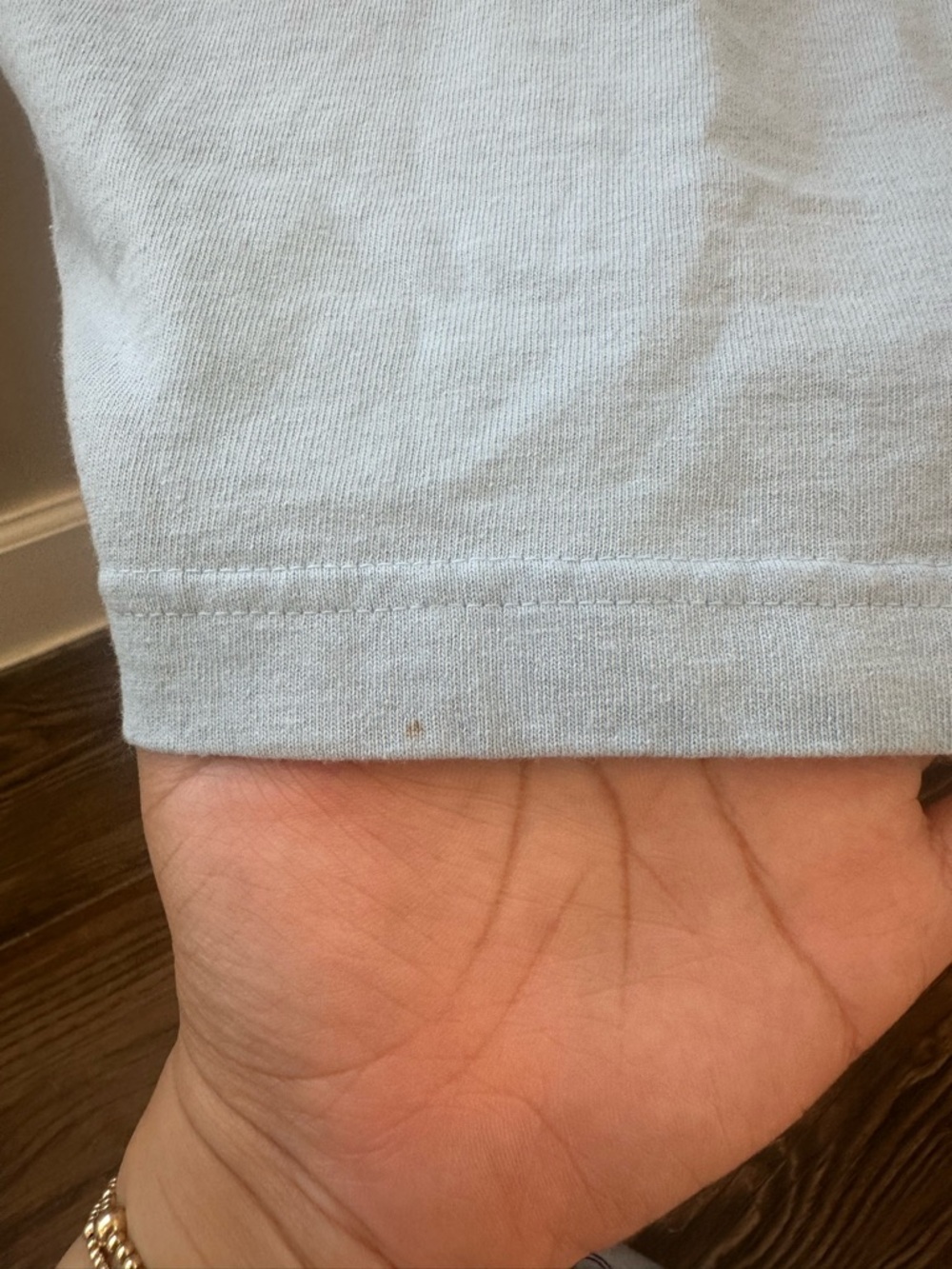 Carhartt Short Sleeve Logo Tee in Light Blue with White and Lime Graphic T-Shirt - Picture 15 of 16
